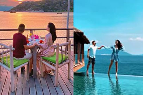Bảo Thy tiếp tục đăng ảnh lãng mạn bên chồng ở khu nghỉ dưỡng hạng sang, bất chấp tuyên bố trước đó