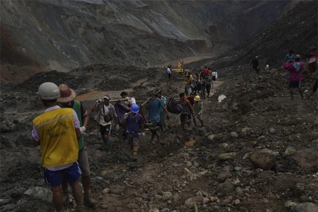 Thảm họa sập mỏ ngọc bích tại Myanmar: Con số thiệt mạng tăng lên 162 người - Ảnh 2.