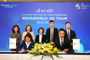AZ Property Group trở thành tổng đạii lý phân phối dự án Wonderland của NovaWorld Hồ Tràm