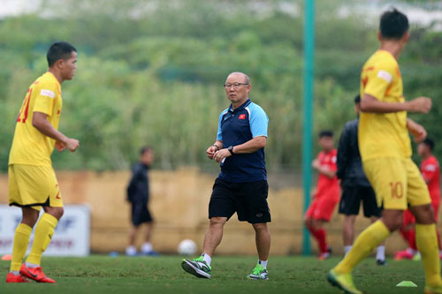 HLV Park Hang-seo: "Cầu thủ cần phải thể hiện tốt khả năng chơi bóng ở vị trí của mình"