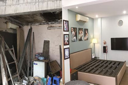 Hoãn cưới hơn 3 tháng vì dịch, anh chàng cải tạo phòng 30 m2 thành không gian tân hôn để đón vợ mới về