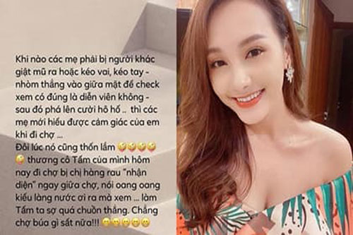 Bảo Thanh 'dở khóc dở cười' khi bị nhận ra là người nổi tiếng lúc đi chợ, sợ quá phải 'chuồn thẳng'
