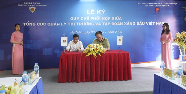 Tổng cục QLTT và Tập đoàn Xăng dầu Việt Nam ký kết Quy chế phối hợp 