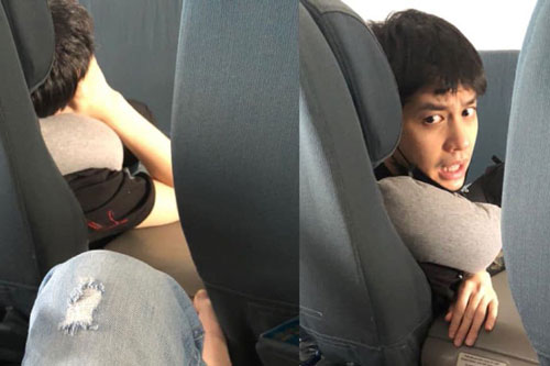 Bất ngờ với thái độ của Noo Phước Thịnh khi quản lý đặt chân lên ghế máy bay