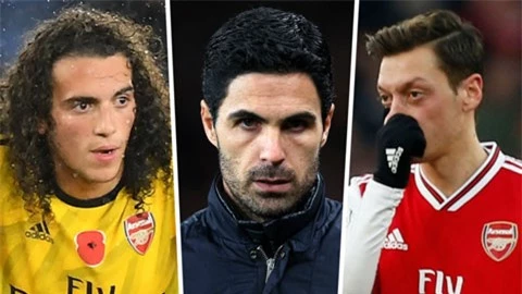 Arteta ra điều kiện cho tương lai của Oezil và Guendouzi