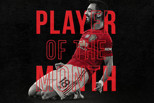 Bruno Fernandes lập kỷ lục 3 tháng liên tiếp xuất sắc nhất M.U