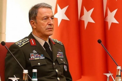 Bộ trưởng Quốc phòng Thổ Nhĩ Kỳ - Đại tướng Hulusi Akar dã cung cấp thông tin quan trọng về S-400. Ảnh: Anadolu.