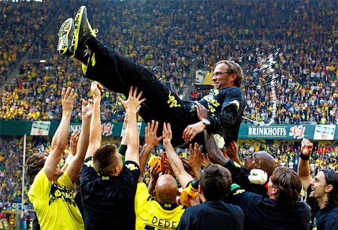 Klopp từng đưa Dortmund lên đỉnh cao và đứng vững trên đỉnh cao