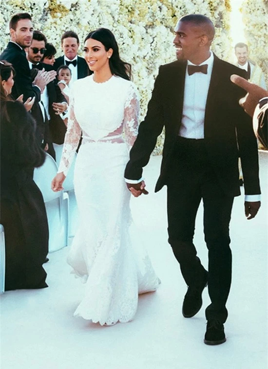 Đám cưới triệu đô của Kim và Kanye tại Italy.