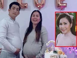 Bảo Duy đăng hình mới nhất chụp cùng vợ ba, dung nhan khi mang bầu lần hai gây chú ý