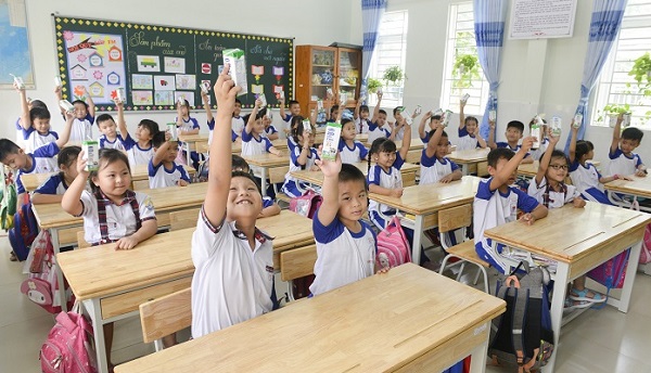 Sữa học đường TP. Hồ Chí Minh: Chương trình nhân văn mang lại nhiều niềm vui cho con trẻ
