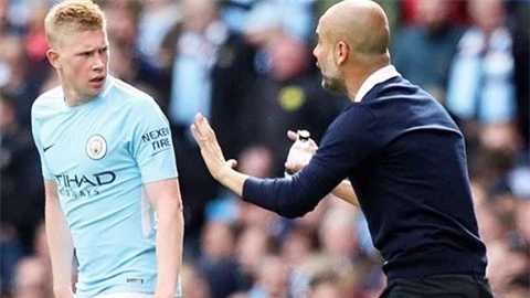 De Bruyne ở đâu trong 9 thất bại của Man City?