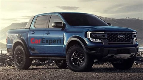 Ford Ranger Raptor siêu hầm hố với động cơ V6 sắp ra mắt, đè Mitsubishi Triton, Mazda BT-50