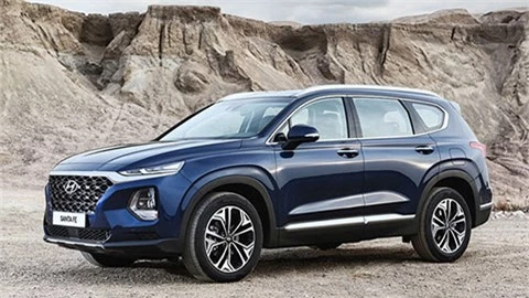 Giá lăn bánh SUV 7 chỗ Hyundai Santa Fe mới nhất, kèm ưu đãi giảm 50% lệ phí trước bạ