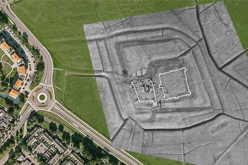 Phát hiện lâu đài cổ 800 năm tuổi bị chôn vùi dưới lòng đất