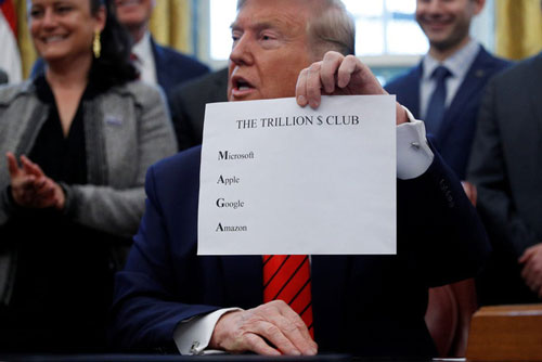 4 ông lớn công nghệ cùng lúc ghi tên vào “Câu lạc bộ nghìn tỷ”