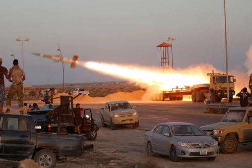 Thổ Nhĩ Kỳ đã đưa tới Libya 6 tổ hợp tên lửa phòng không S-125 Pechora nâng cấp. Ảnh: Al Masdar News.