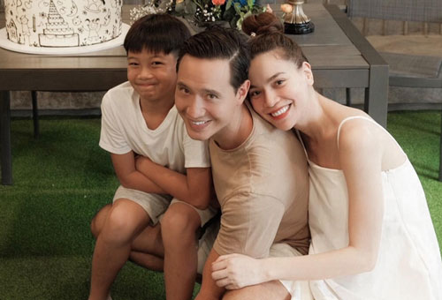 'Bố dượng' Kim Lý chăm sóc Subeo khác nào máu mủ tình thâm