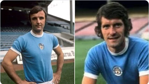 Hai người ông Mike Doyle và Glyn Pardoe của Tommy thời còn khoác áo Man City