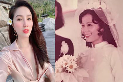 Nhìn ảnh mẹ Bảo Thy hơn 30 năm về trước mới hiểu sao nữ ca sĩ tự nhận không xinh bằng mẹ lúc trẻ