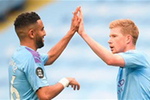 De Bruyne có thêm 1 thành tích mới, Gabriel Jesus giải 'cơn khát' bàn thắng