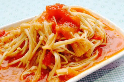 Nấm chưng cà chua giòn giòn, thơm thơm, lạ miệng, đưa cơm bất ngờ