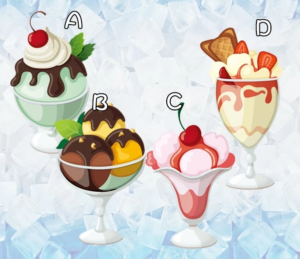 Bạn chọn ly kem nào?