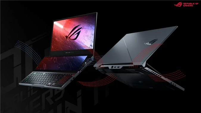 Asus ROG Zephyrus Duo 15: Nếu cần chọn một chiếc laptop chơi game cấu hình khủng, thiết kế độc đáo thì Asus ROG Zephyrus Duo 15 chính là lựa chọn không thể bỏ qua. Đây cũng là chiếc laptop duy nhất sở hữu hai màn hình, trong đó màn hình phụ nằm ngay trên phần bàn phím, bên cạnh màn hình chính.