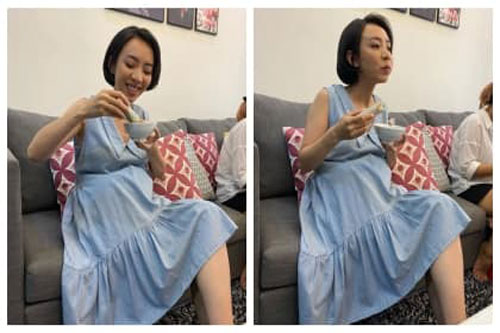 Thu Trang tự khoe ảnh lộ bụng to rõ cùng lời khẳng định: 'Andy có em'