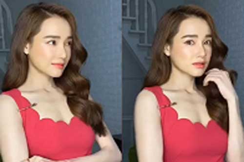 Nhã Phương "gây sốt" với clip camera thường quay cận cảnh gương mặt