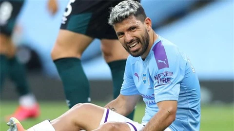 Aguero lỡ đại chiến với Real Madrid