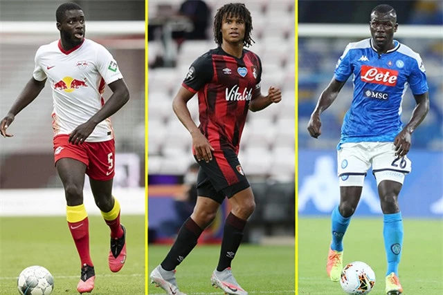 Bộ ba mục tiêu cho hàng thủ của M.U: Upamecano, Ake và Koulibaly