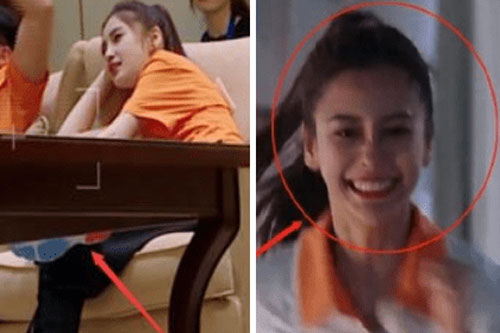 Angelababy bị soi tư thế ngồi kém duyên, lộ phần mũi bất thường