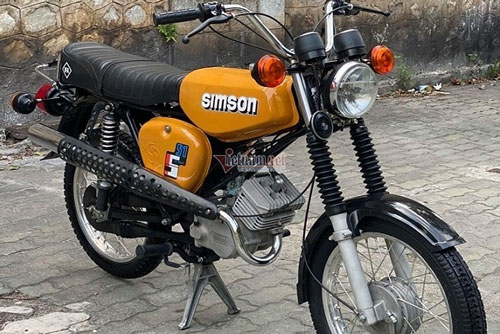 Chiêm ngưỡng chiếc Simson S51 một thời phiên bản Enduro thuộc đời 1989 có giá 150 triệu đồng