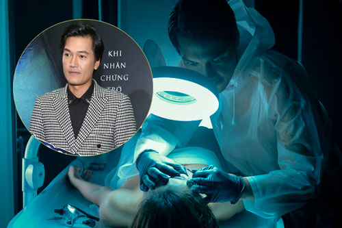 Quanh Tuấn mệt mỏi với nhiều cảnh quay trong phim 'Bằng chứng vô hình'