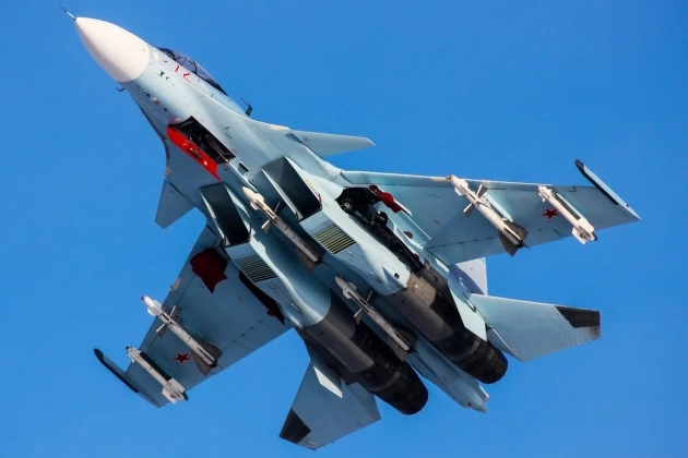 Tiêm kích Su-30SM đã được Armenia điều động tới biên giới giáp Azerbaijan. Ảnh: Avia-pro.