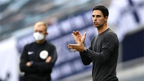 Arteta thừa nhận Top 6 xa dần với Arsenal