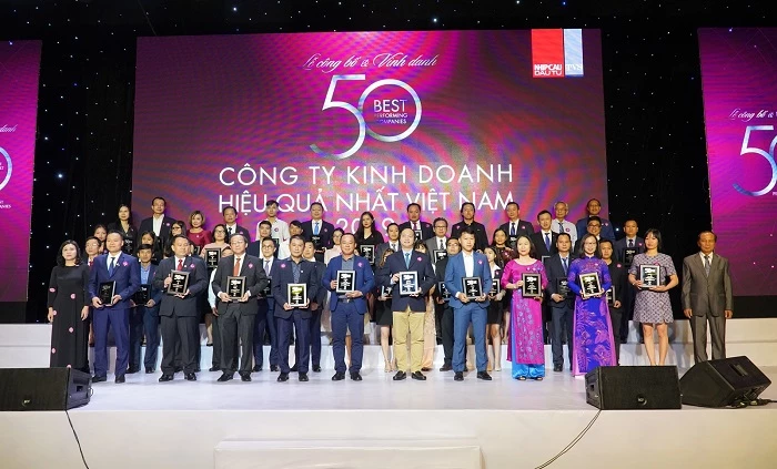Lễ công bố Bảng xếp hạng "50 Công ty Kinh doanh Hiệu quả nhất Việt Nam" năm 2019 vừa diễn ra vào ngày 10/7 tại TP. Hồ Chí Minh