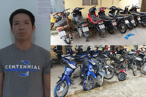 Kiên Giang: Băng nhóm gây ra trên 20 vụ trộm cắp xe máy bị triệt phá