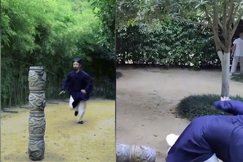 Thể hiện khinh công lỗi, cao thủ Võ Đang nhận cái kết ‘đắng chát’