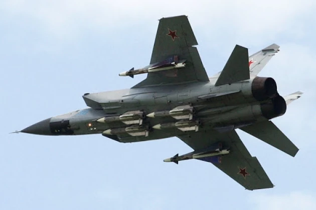Tiêm kích đánh chặn tầm xa MiG-31 của Nga. Ảnh: Military Watch.