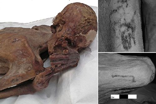 Khám phá hình xăm trên hai xác ướp Ai Cập khoảng 5.200 năm tuổi