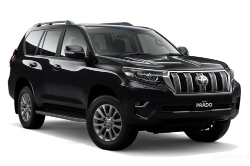 10. Toyota Land Cruiser Prado (doanh số: 186 chiếc).