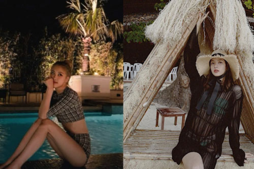 Mấy ai như BlackPink, đi bơi diện đồ kín bưng mà vẫn gợi cảm vô cùng