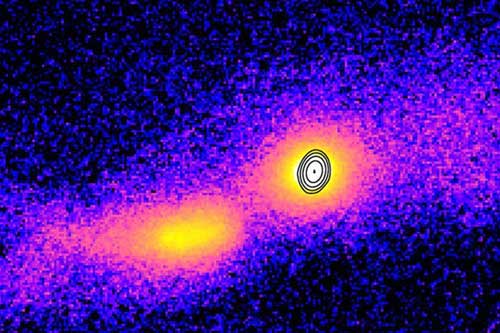 Cận cảnh "quái vật" nuốt nhau – tương lai của thiên hà chứa Trái Đất