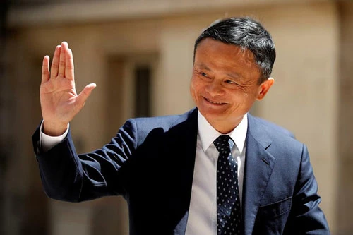 Tỷ phú Jack Ma trong một sự kiện tại Pháp năm 2019. Ảnh: Reuters