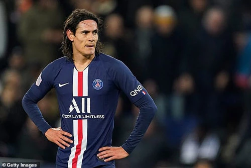 Edinson Cavani (Cây săn bàn người Uruguay vừa kết thúc hợp đồng với PSG)