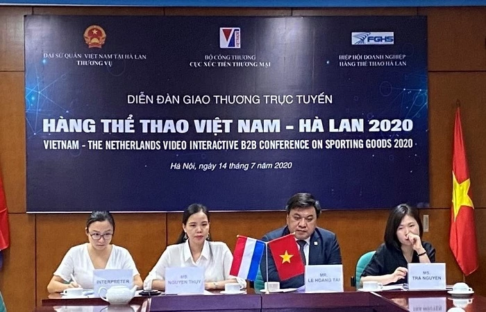 Diễn đàn giao thương trực tuyến hàng thể thao Việt Nam - Hà Lan 2020