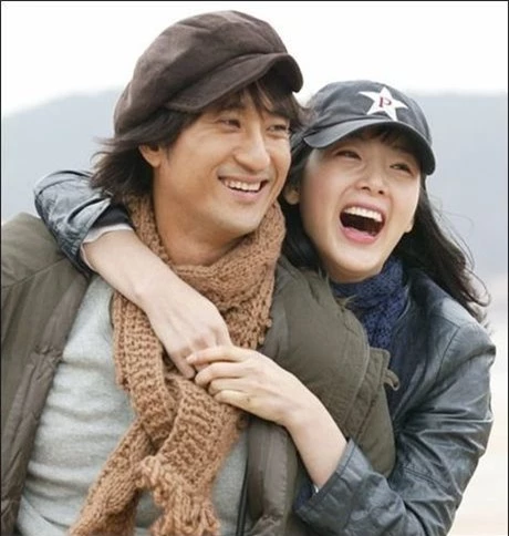 Shin Hyun Joon và Choi Ji Woo khi đóng Nấc thang lên thiên đường.