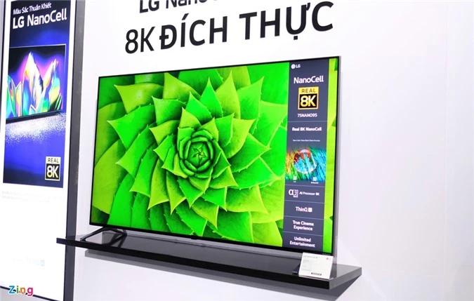 LG gioi thieu TV OLED 8K anh 8